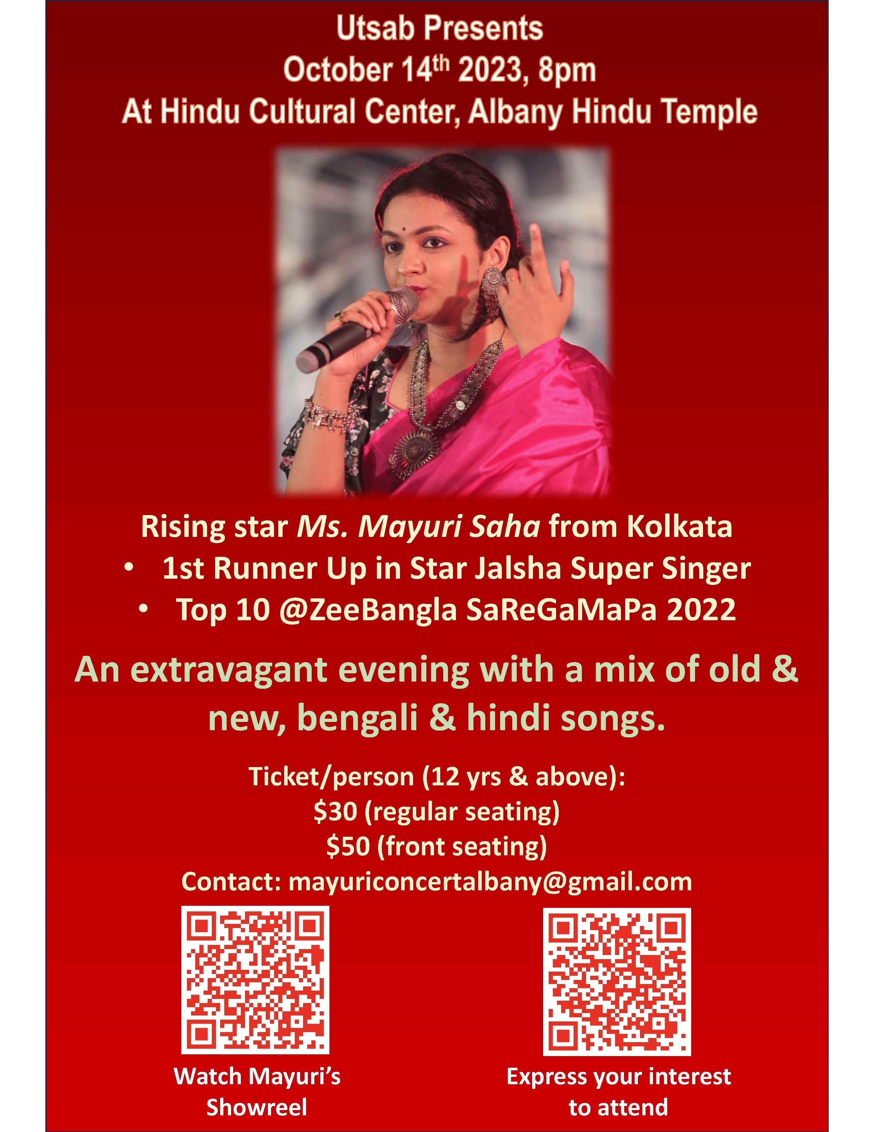 Mayuri Saha Concert